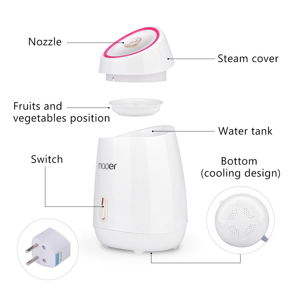 Nano Ionic Steamer Fruit Steam Sprayer Face