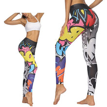 Load image into Gallery viewer, Women Pants Sports Legging Fitness Gym Running Tights Female Sports Athletic &quot;High Waist Print&quot;
